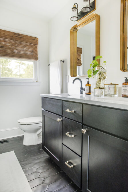 bathroom-design-black-cabinets-dark-tile-floor