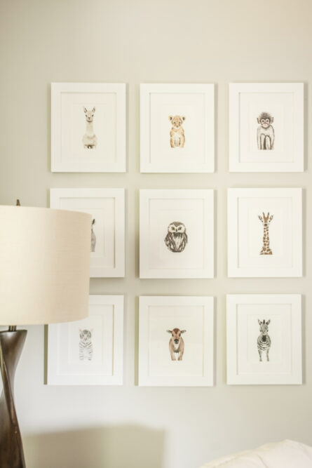 hanging-framed-wall-art-animal-prints