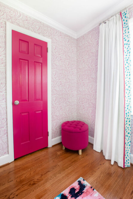 pink-bedroom-door-ottoman-girls-bedroom-design