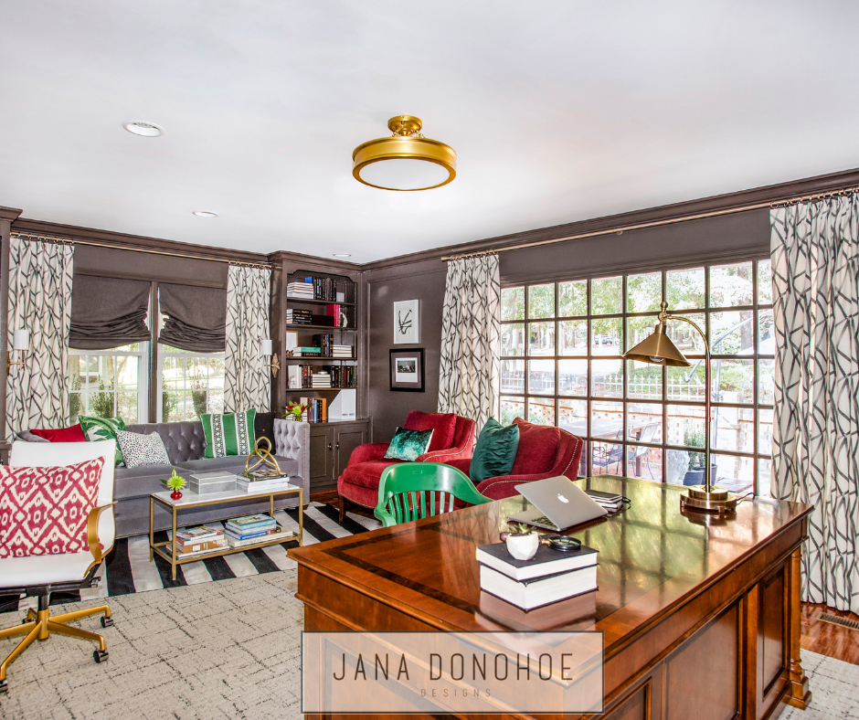 Best Home Office Designs For Interior Designers Jana Donohoe Designs Fayetteville North Carolina