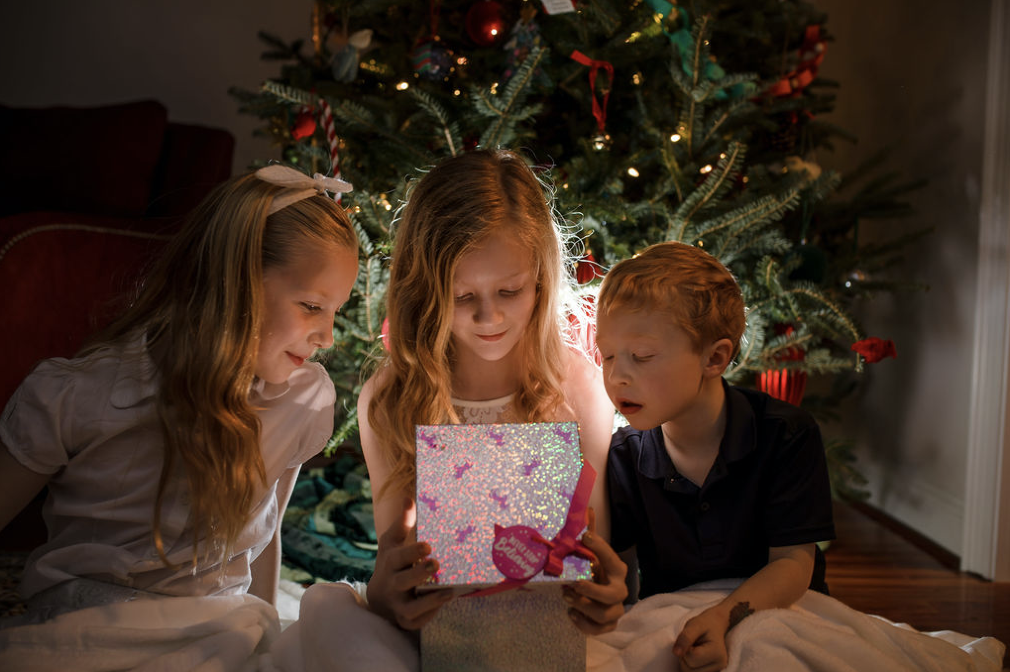 Jana Donohoe's children, Christmas 2018.