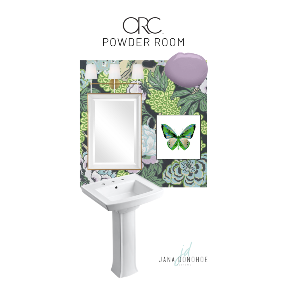 Jana Donohoe Design One Room Challenge Powder Room Selections