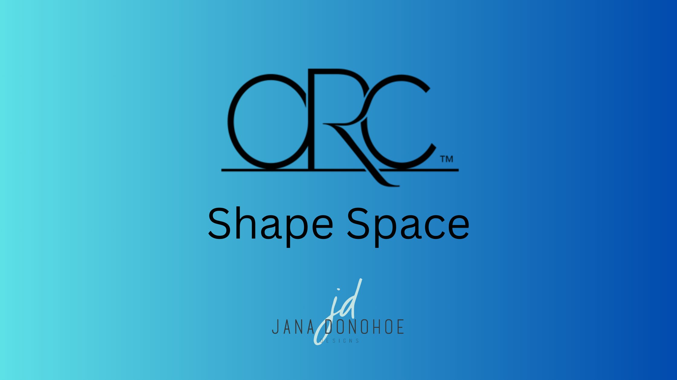 Shape Space: Week 8 ORC- Not quite the Reveal